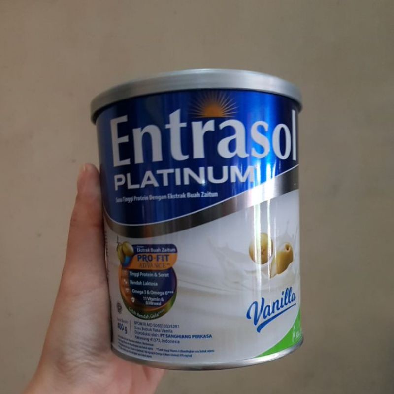 ENTRASOL SENIOR PLATINUM 400GR - SUSU LANSIA