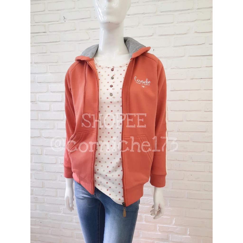 Corniche Stripe Jacket Orange - TS33211