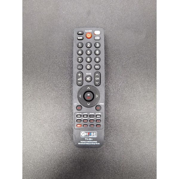 Remote TV Universal + Remote Receiver Universal 2in1, merek Hose harus di program untuk semua merek TV tabung, LCD, LED dan Receiver, Batterai A2 2bh