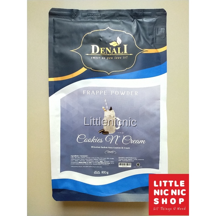 

Denali Cookies 'n Cream Powder 800 Gr Bubuk minuman rasa