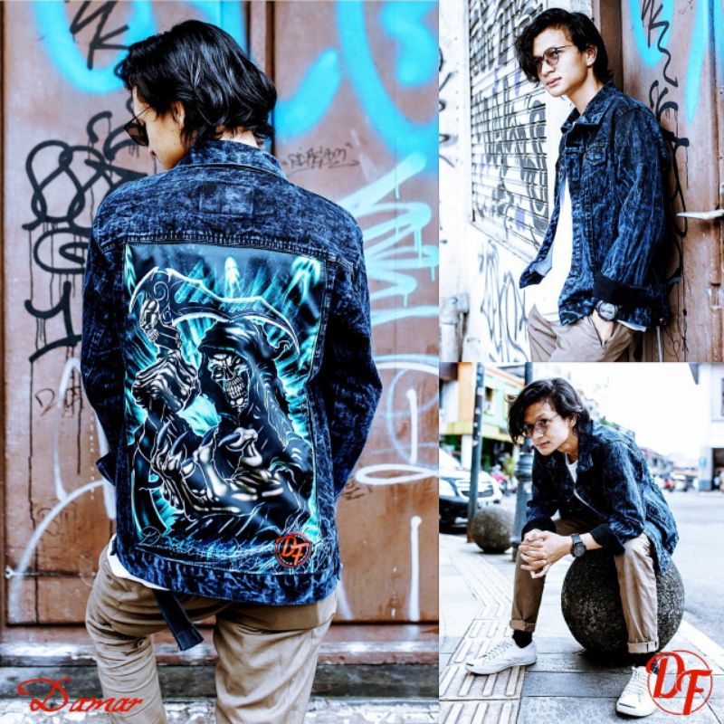 (BISA COD)  JAKET JEANS SANDWASH THE BOJIEL - JAKET SANDWASH PRINTING - JAKET JEANS PRIA-Slide 17