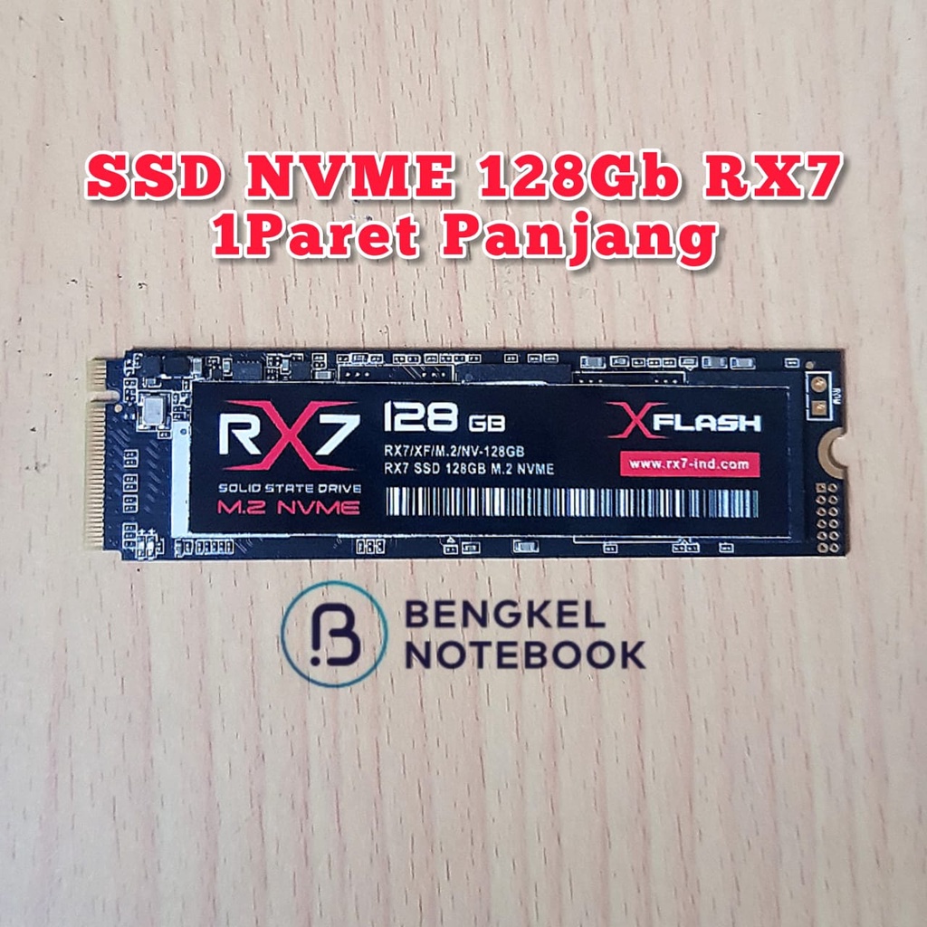 SSD M.2 NVME 128Gb RX7 1 Paret Panjang