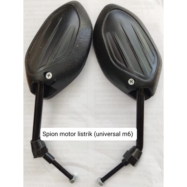 spion motor listrik universal M6 gagang 16cm