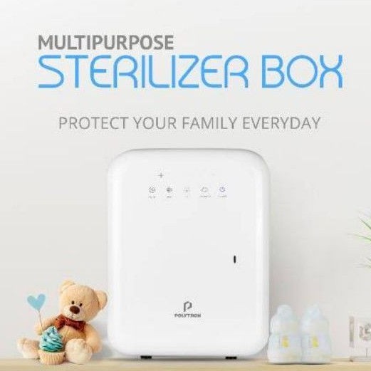 MULTIPURPOSE STERILIZER CLEANING BOX POLYTRON PUV 122W STERIL UV-C PERALATAN BAYI BABY BOTOL SUSU GA