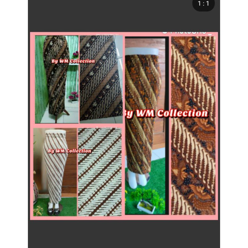 WM>Rok Plisket Batik /Rok Plisket Kondangan /Rok Plisket Keluarga