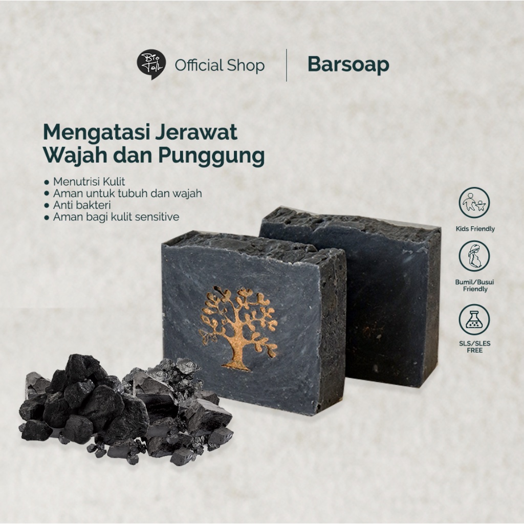 ⭐️ Jendela Kosmetik ⭐️ Biotalk / Bio Talk Sabun Herbal Handmade Soap - Detox Soap / Sabun Bio talk / Bio Talk Sabun / Sabun Badan / Sabun wajah / Sabun Muka