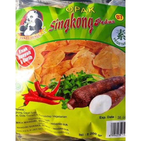 

Opak Singkong Pedas Vegan & Vegetarian ( Kerupuk Singkong Pedas )