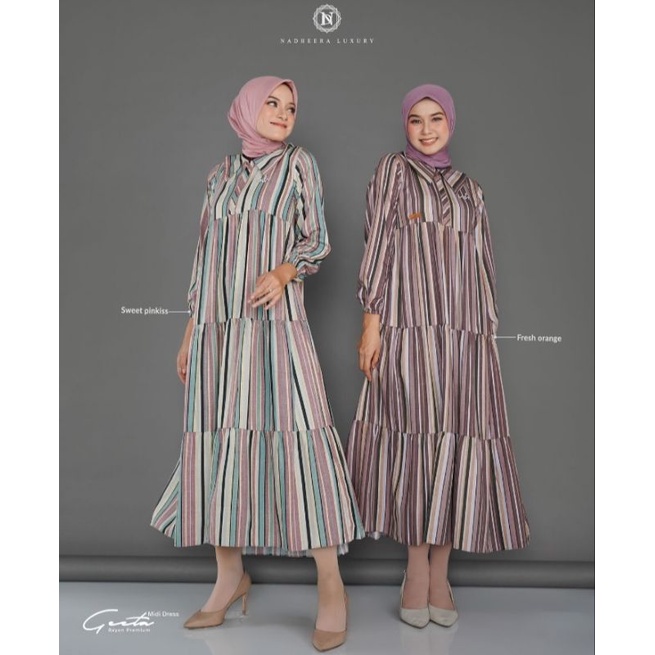 GEETA MIDI DRESS | BY NADHEERA LUXURY