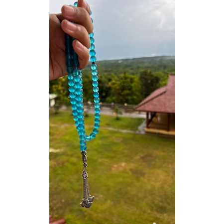 tasbih (biru langit) oleh2 haji ismael al kholilie barokah makkah madinah