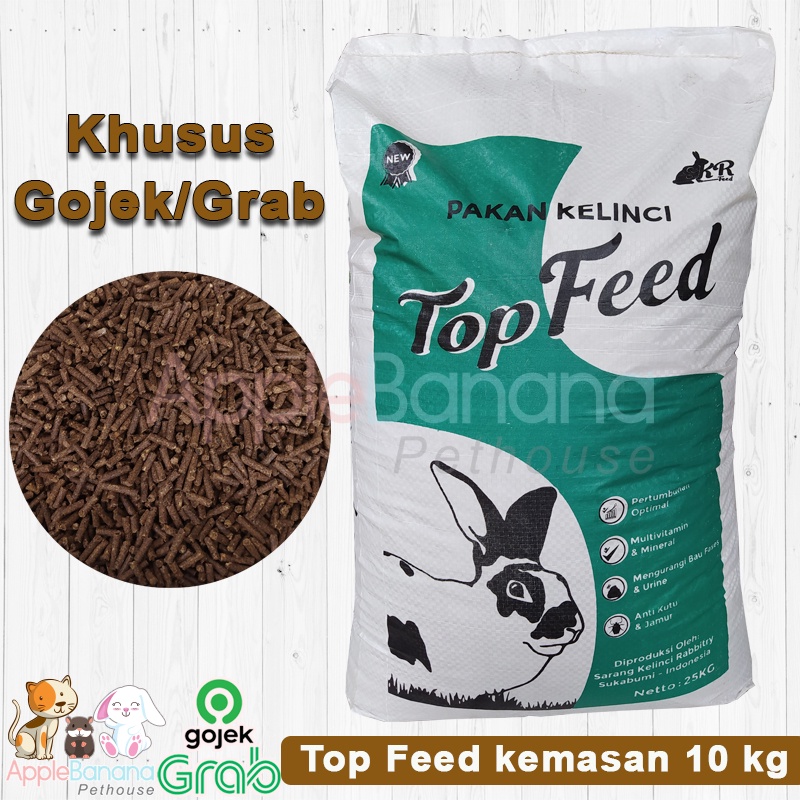 Jual Pelet Kelinci Top Feed Kg Makanan Kelinci Topfeed Kg Shopee Indonesia