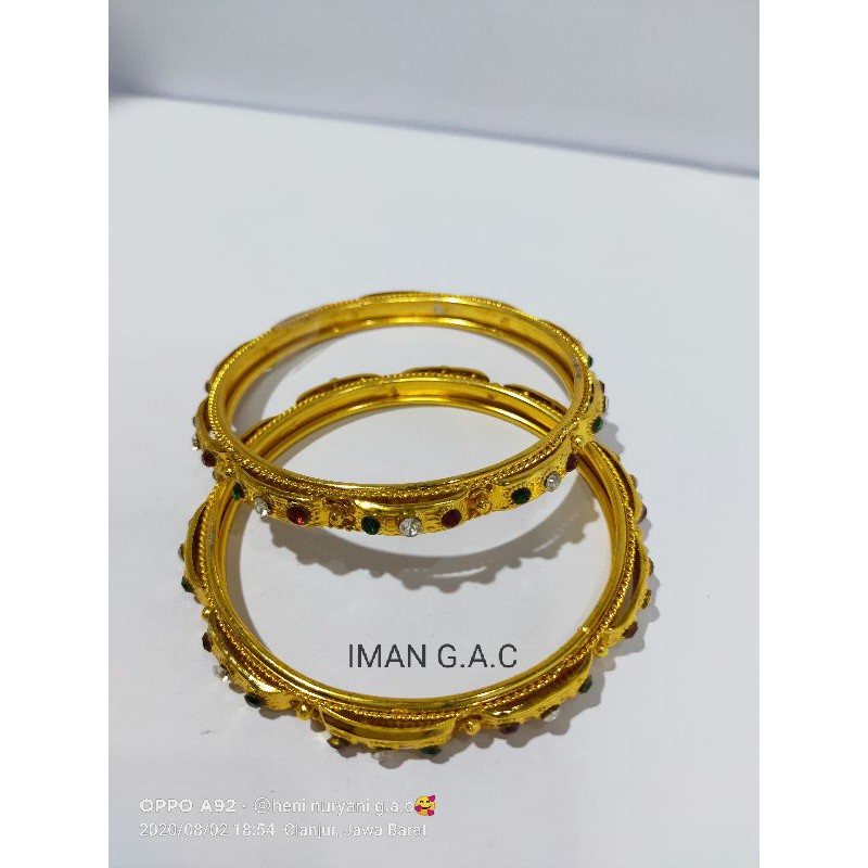 gelang keroncong.gelang india isi 4pcs