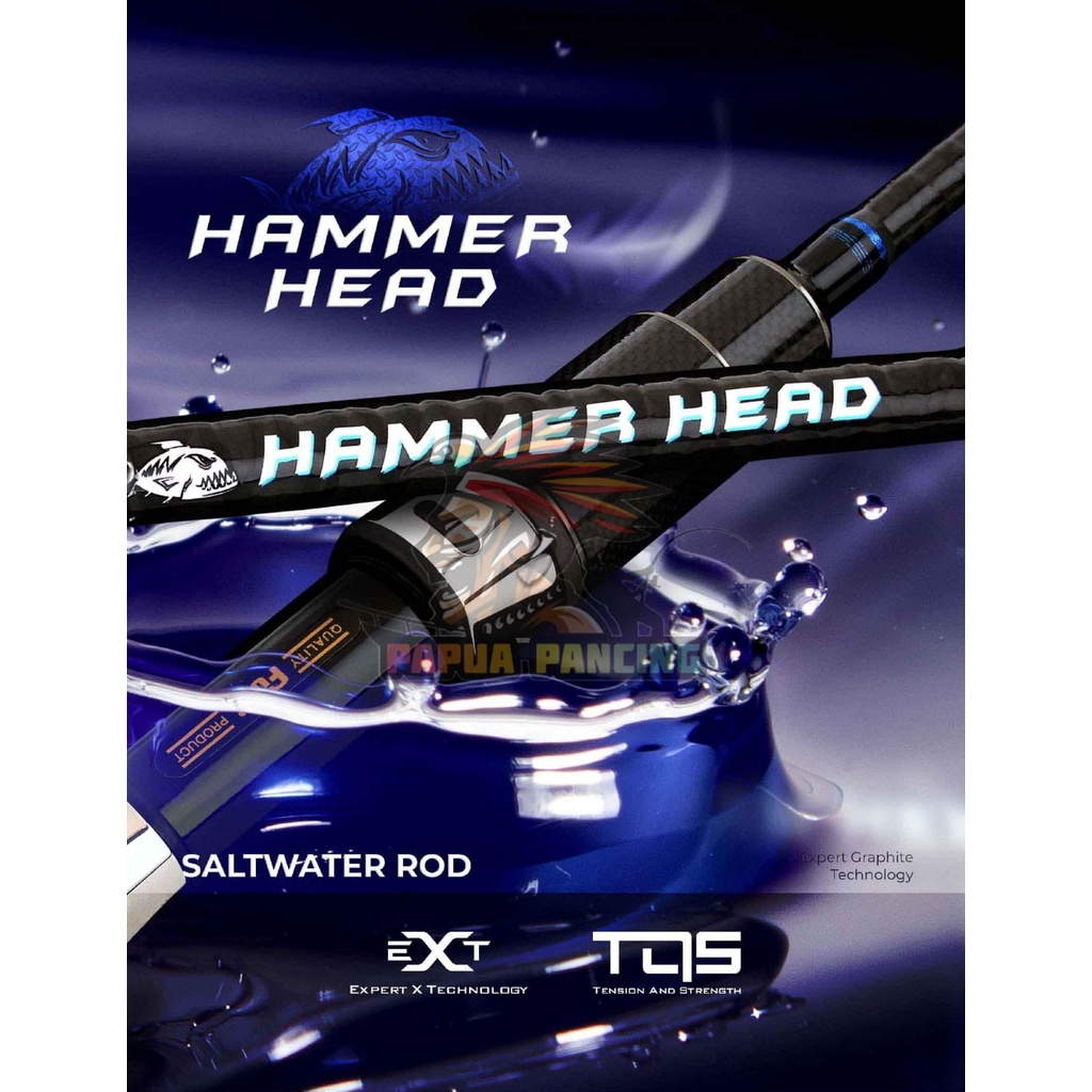 EXPERT GRAPHITE HAMMERHEAD SLOW JIG SPINNING, HAS-641 PE 3.5 + PACKING PVC