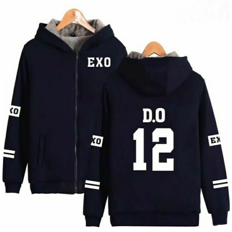 S - XXXXXL(6XL) JAKET EXO HOODIE KPOP SEHUN KAI SUHO XIUMIN D.O LAY CHANYEOL BAEKHYUN CHEN BIGSIZE