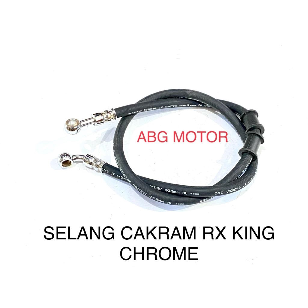 SELANG REM CAKRAM DEPAN RX KING CHROME KRUM KILAT
