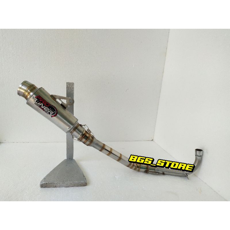 Knalpot PROLINER underbone buat Supra X 125 . Supra fit . Blade . Revo dll