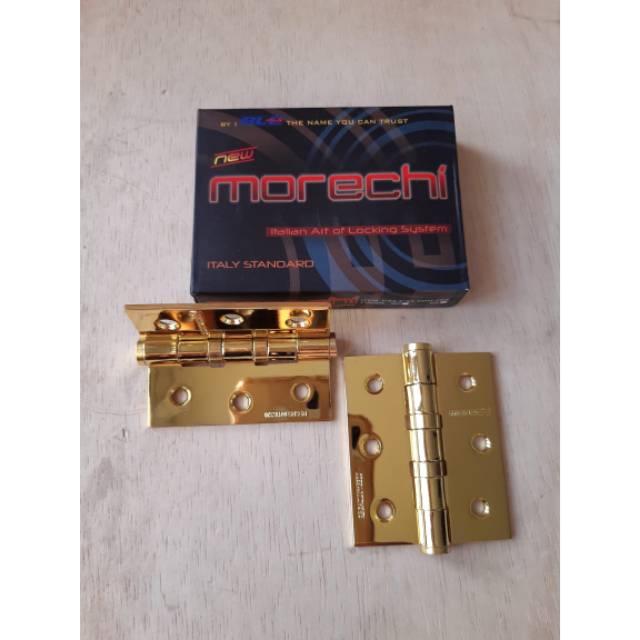 ENGSEL TEBAL KUNING 3&quot;/ENGSEL PINTU MORECHI/ENGSEL TEBAL BERKUALITAS/ENGSEL PINTU JENDELA GUDANG RUKO/ENGSEL TEBAL ELEGAN/DOOR HINGE