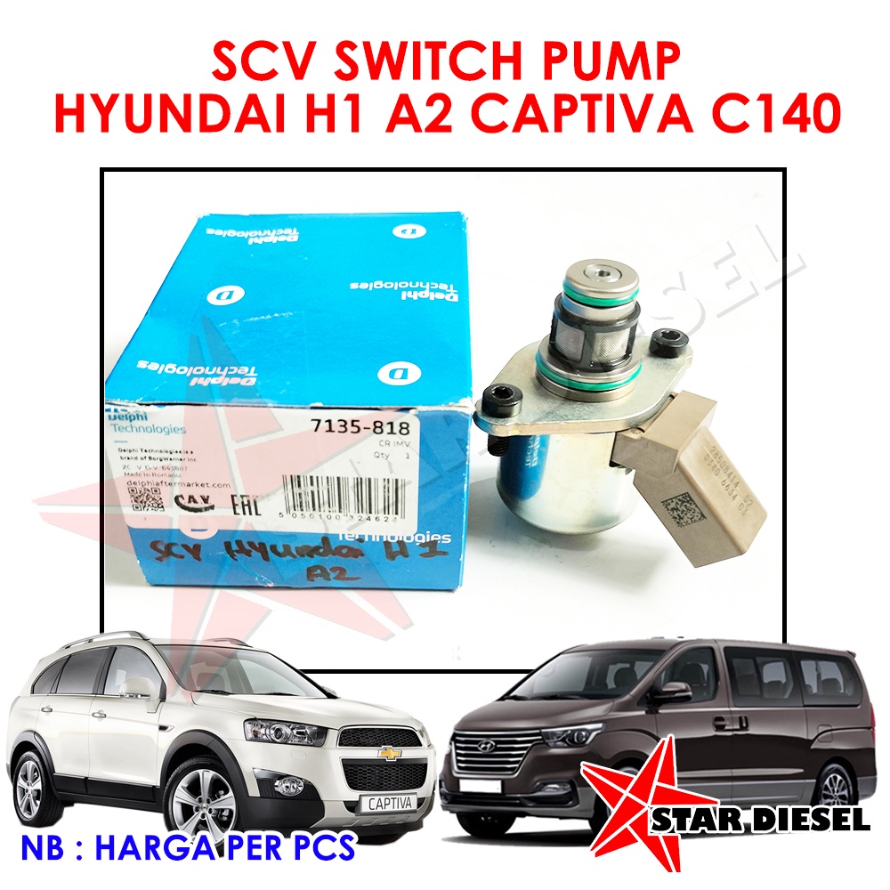 7135-818 SCV CHEVROLET CAPTIVA C140 SWITCH POM HYUNDAI H1 A2 SCV SWITCH PUMP