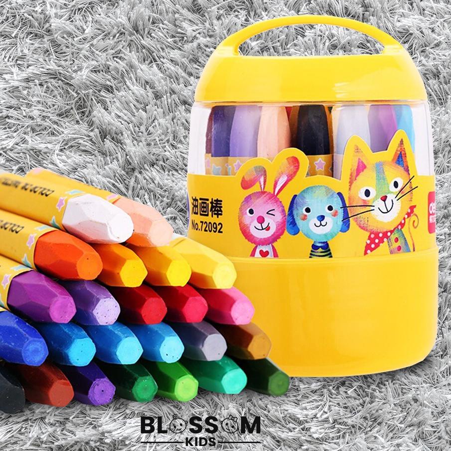 

Special Crayon Anak Set 24Pcs Krayon Oil Pastel Mewarnai Anak - Blossom Kids