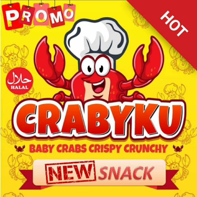 

PROMO 100 GRAM CRABYKU (BABY CRABS CRISPY CRUNCHY) BAYI RAJUNGAN RENYAH GURIH ENAK