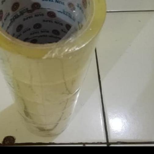 

✽ Lakban bening 2inci isi 6 rol ★