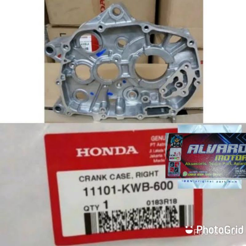 CRANKCASE KALTER KANAN REVO FI BLADE 11101-KWB-600 ORIGINAL AHM