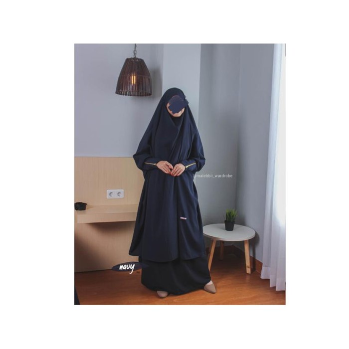 FRENCH KHIMAR ZIPPER - Olive