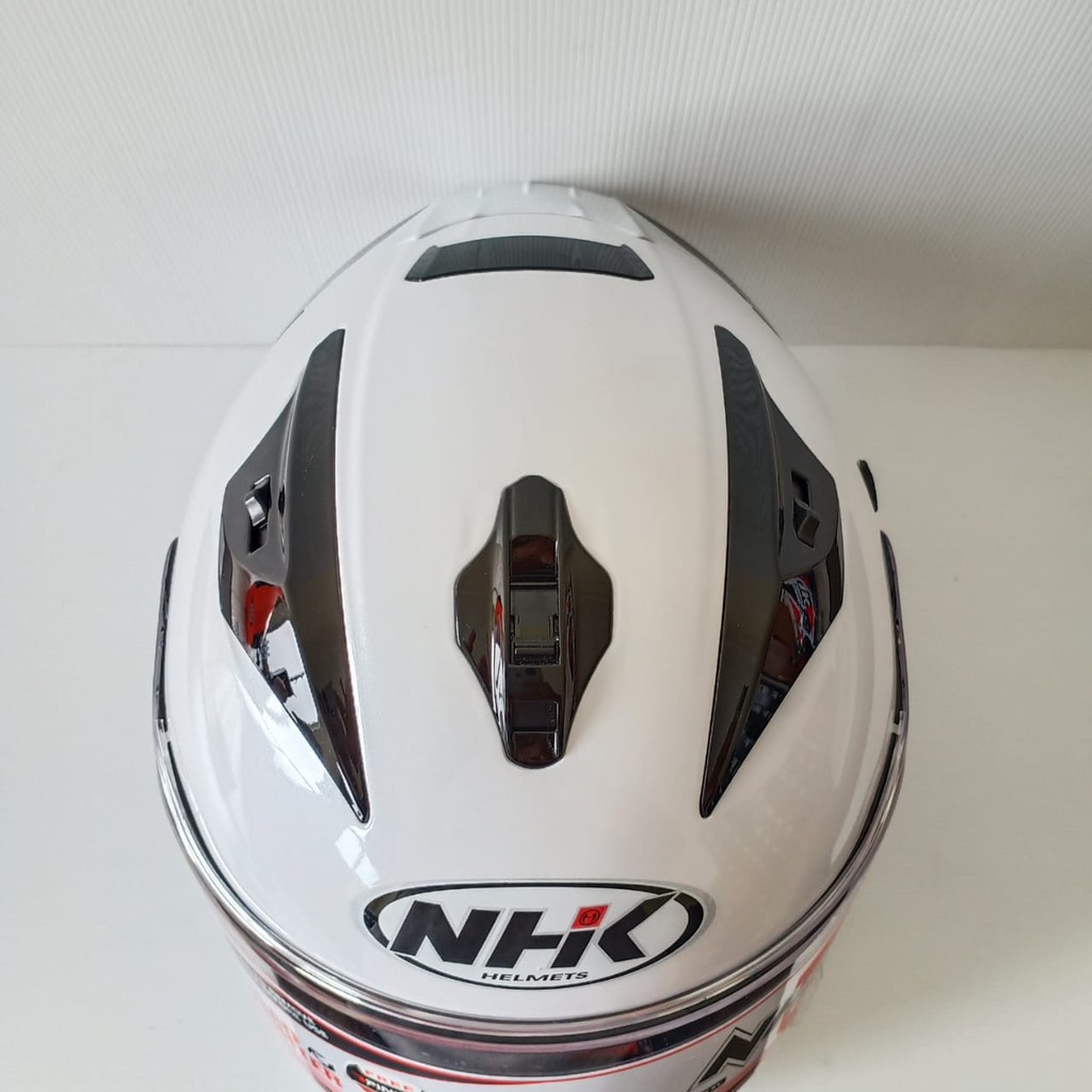 HELM NHK FULL FACE NHK GP PRIME SOLID STAR WHITE