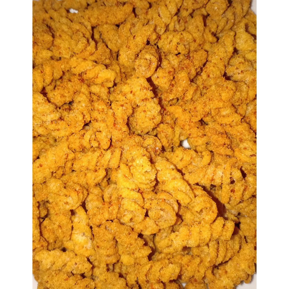 

Makaroni Siraja / Makaroni spiral / Makroni / Cemilan pedas gurih / makanan pedas gurih