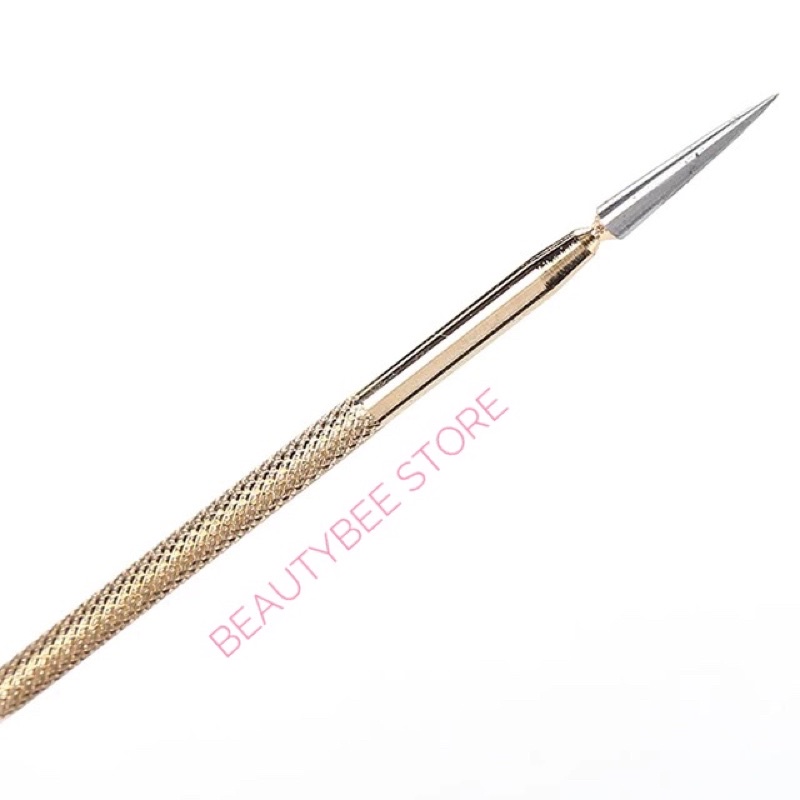 ACNE NEEDLE GOLD 2 IN 1 / ALAT TUSUK JERAWAT STERIL / ALAT PENCET KOMEDO B0718