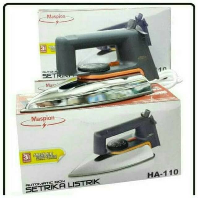 Maspion Setrika Classic Teflon HA110 Anti Lengket