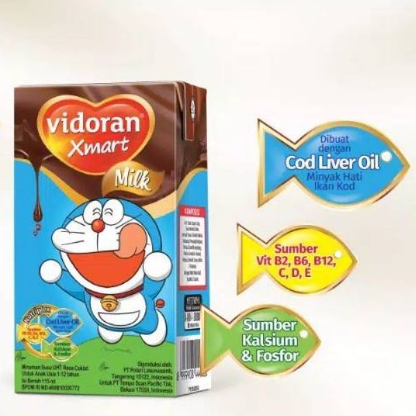 

Vidoran Susu UHT 115ml satuan