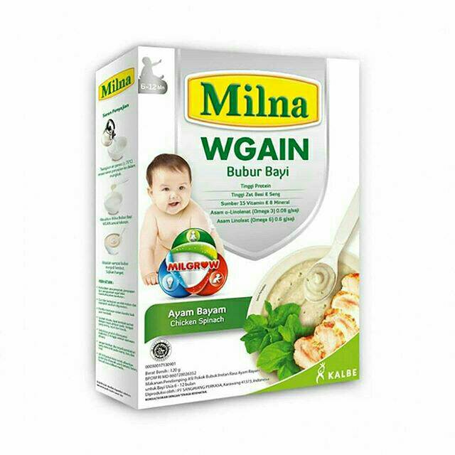 Milna Wgain Bubur Bayi