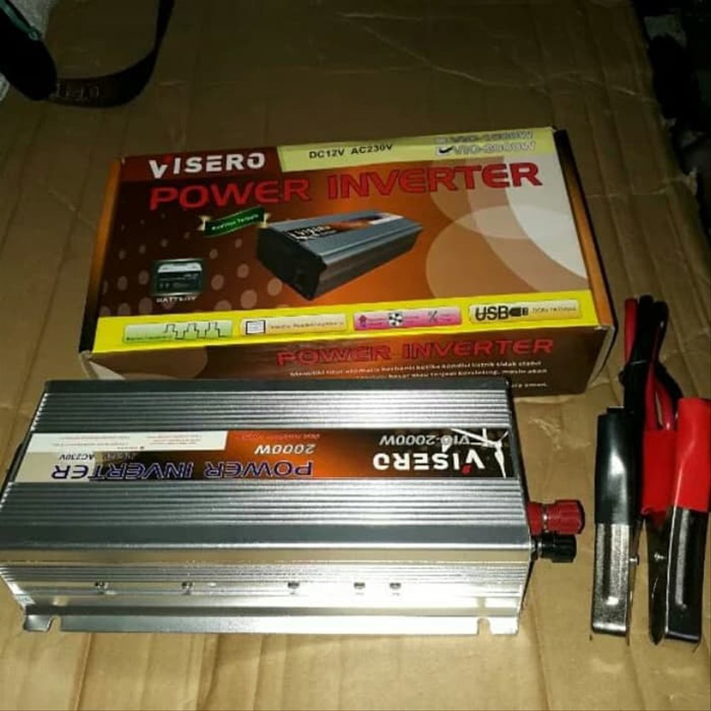 Power Inverter 2000 Watt DC 12V Visero berkuwalitas