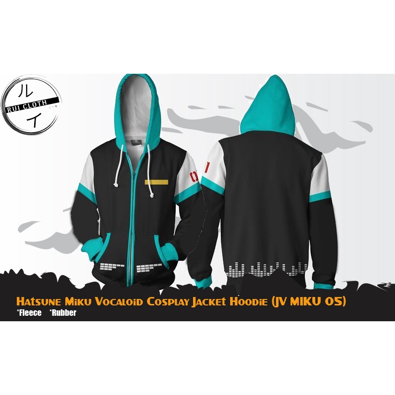 JAKET HOODIE HATSUNE MIKU VACALOID
