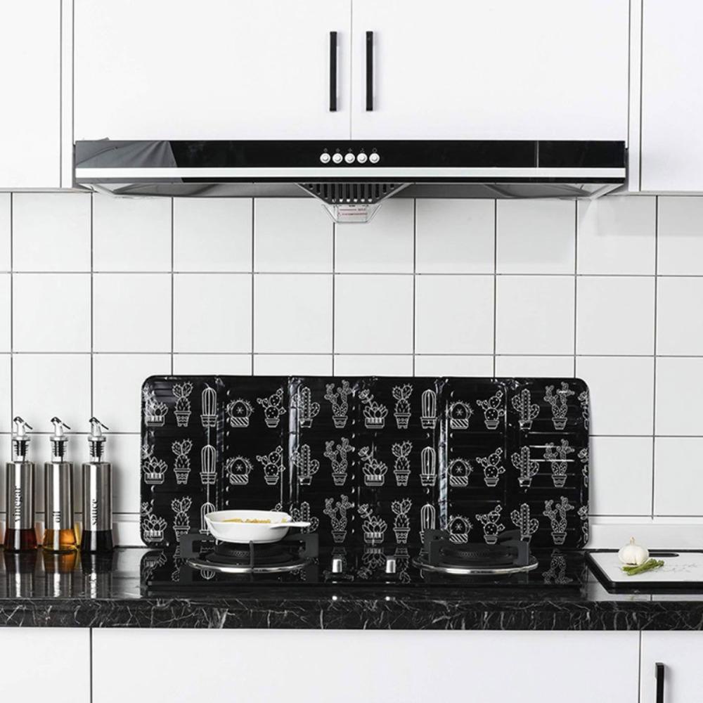 Pelindung Kompor Gas Nanas Peralatan Masak Baru Kichen Accessories Screen Plate Kitchen Frying