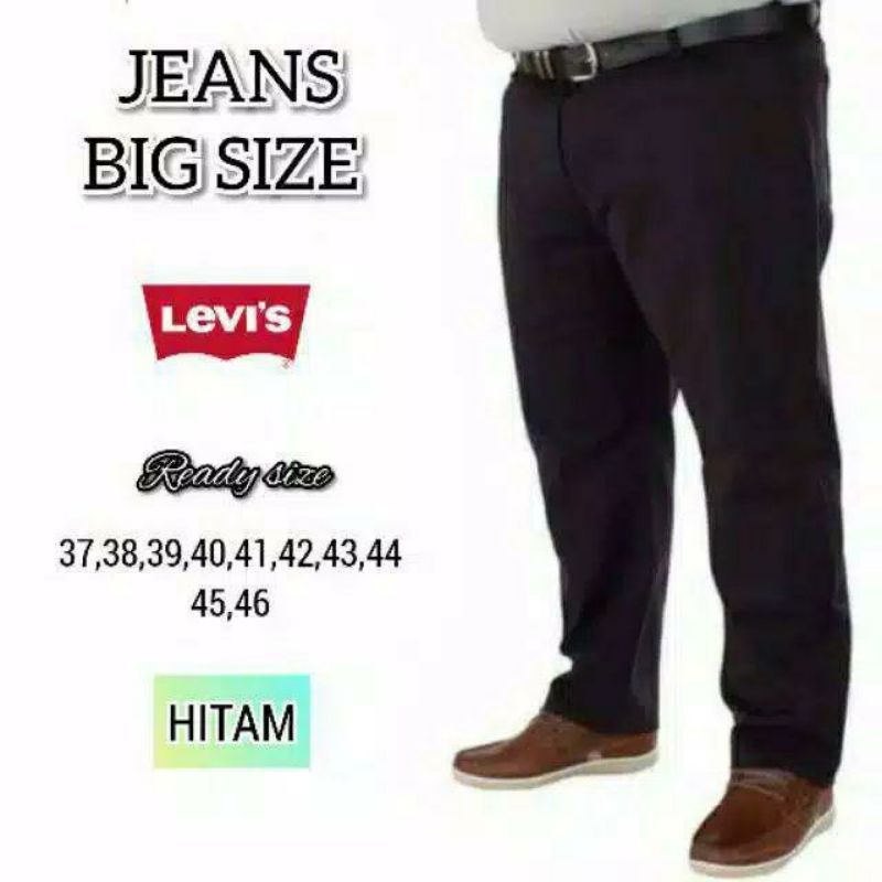 CELANA JEANS PRIA REGULER FIT DENIM JUMBO PRIA BIG SIZE UKURAN 38 SAMPAI 46 PEMBAYARAN BISA COD