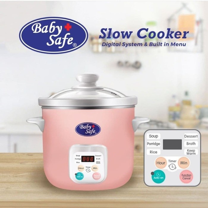 BABY SAFE SLOW COOKER WITH AUTO MENU 1,5L LB06D/ FOOD PROCESSOR