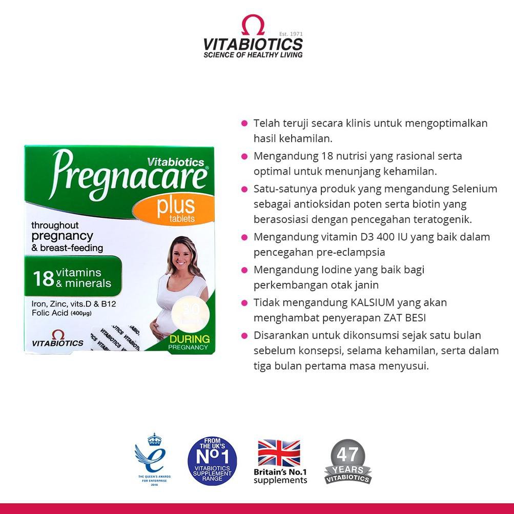 Art Vitabiotics Pregnacare Plus Suplemen Kesehatan Ibu Hamil Dan Menyusui Vitamin Kesehata Shopee Indonesia