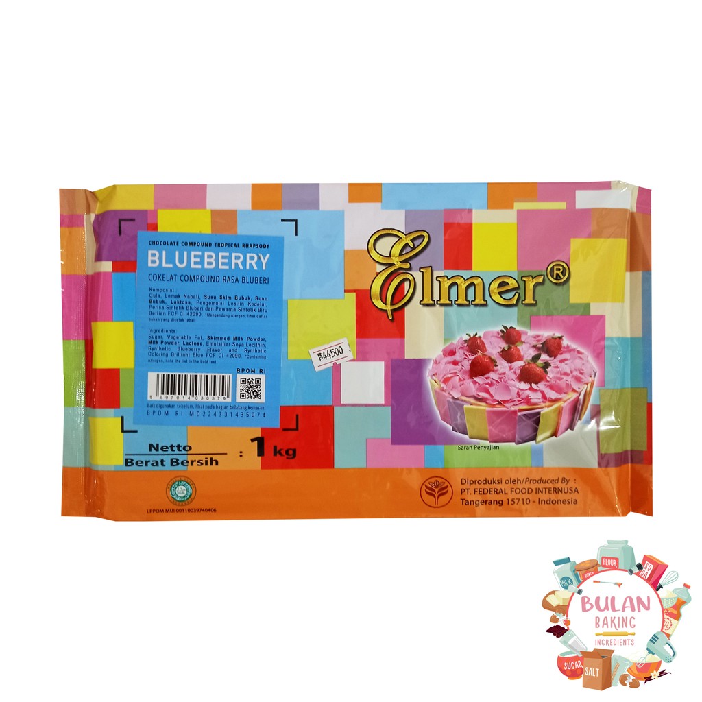 

Cokelat Compound Elmer Blueberry