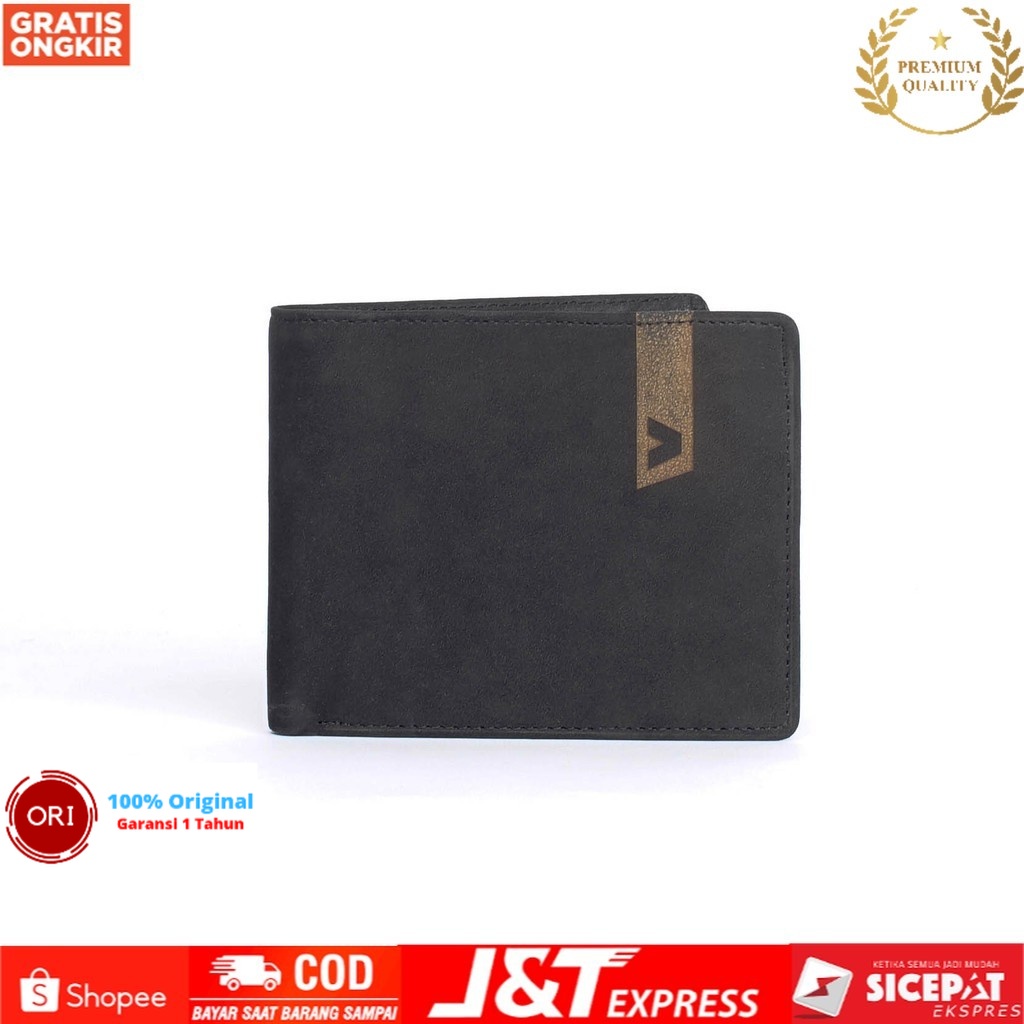 DOMPET PRIA KULIT PU LOCAL DOMPET KOIN DOMPET LIPAT ORIGINAL MK995377000 -ZECCOLECTION