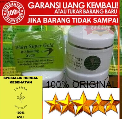 100% ORIGINAL OBAT KRIM JERAWAT PEMUTIH KULIT WAJAH CREAM WALET BENGKOANG ORIGINAL