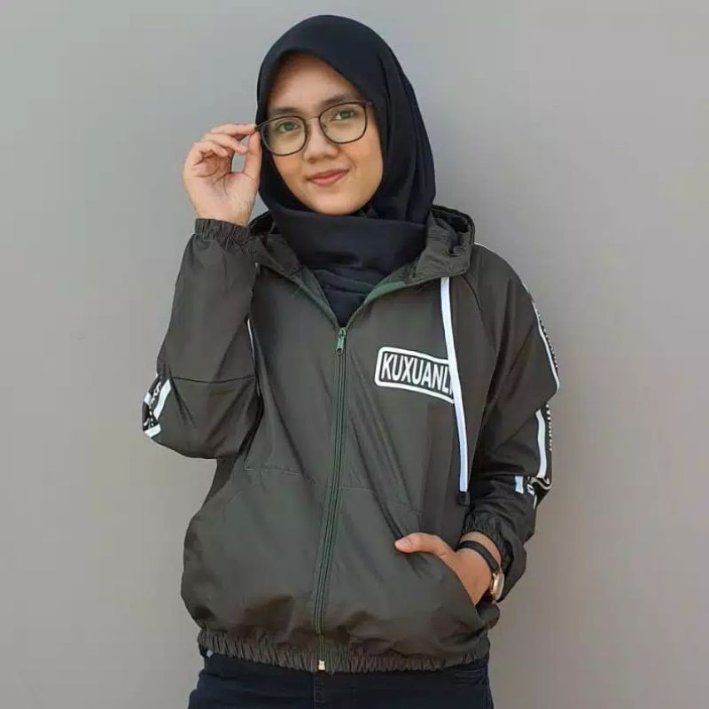 JAKET KUXU - JAKET PARASUT WANITA