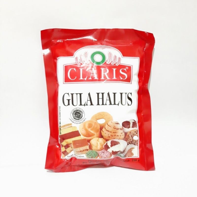 

Gula Halus Claris 250gr ( MERAH )