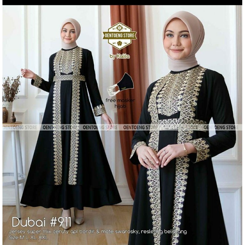 abaya turkey dubai 911 mewah cantik ori
