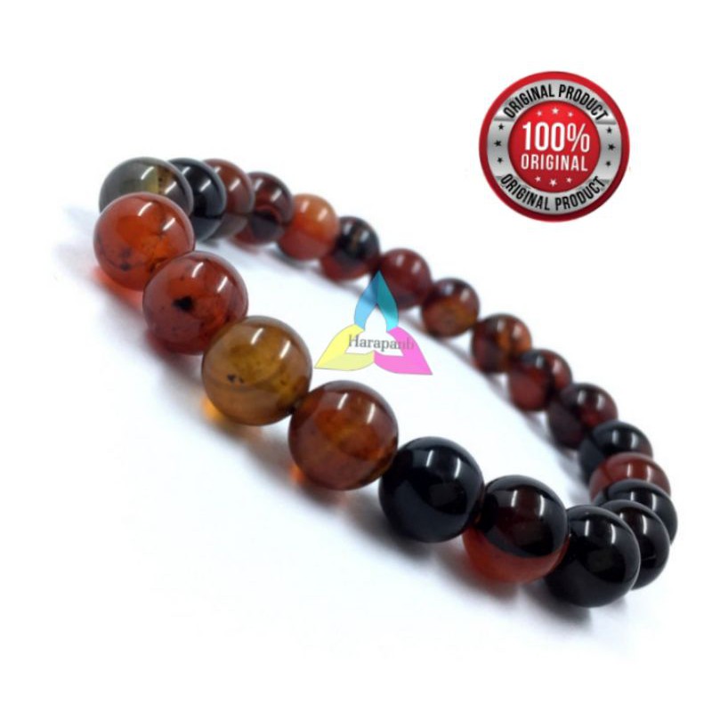 GELANG BATU AKIK MADU YAMAN