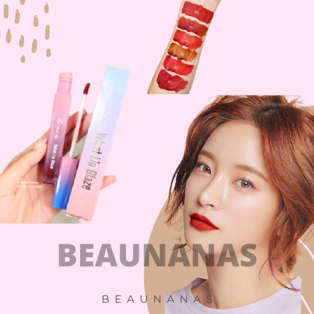 LIPSTIK LAMEILA VELVET LIP GLAZE Moisturizing Lameila Lip Tint