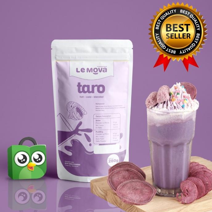 

[COD] BUBUK TARO LEMOVA / POWDER TARO / MINUMAN 280gram [COD]