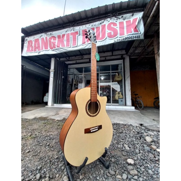 GITAR ORIGINAL GRAZIA MODEL TM 05 N GITAR AKUSTIK ELEKTRIK ORIGINAL