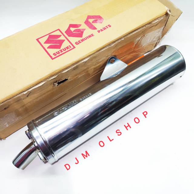 Kenalpot Body Como Muffler Suzuki Satria Fu 150 New 14310-25G40-000 Original SGP