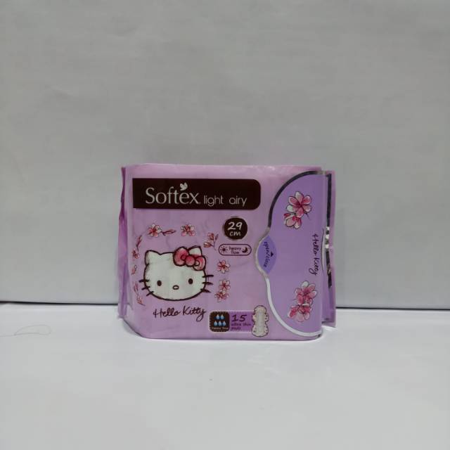 Softex Light Airy Hello Kitty 29 cm isi 15